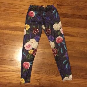 Floral leggings
